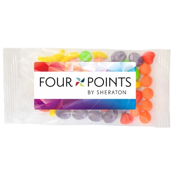 Large Bountiful Bag Full Color Label with Runts Candy - Image 1