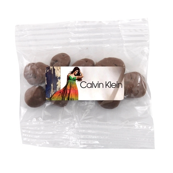 Bountiful Bag with Chocolate Raisins Candy- Full Color Label - Image 1