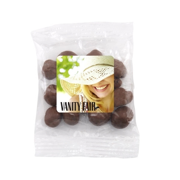 Bountiful Bag with Chocolate Raisins Candy- Full Color Label - Image 1
