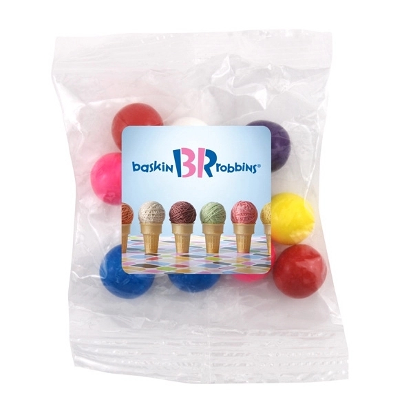 Bountiful Bag with Gumballs Candy- Full Color Label - Image 1