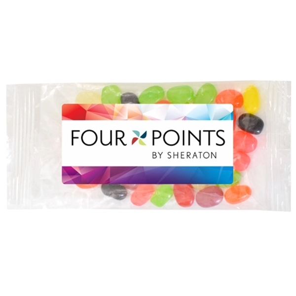 Large Bountiful Bag Full Color Label with Jelly Beans Candy - Image 1