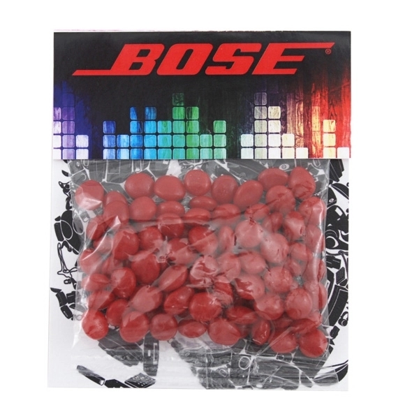 Billboard Full Color Header Candy Bag- with Red Hots - Image 1