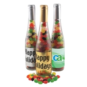 11" Champagne Bottle with Jelly Beans Candy