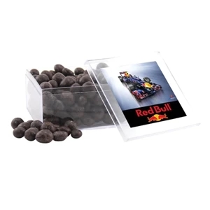 Chocolate Espresso Beans in a Clear Acrylic Large Box