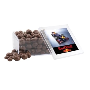 Chocolate Covered Peanuts in a Clear Acrylic Large Box