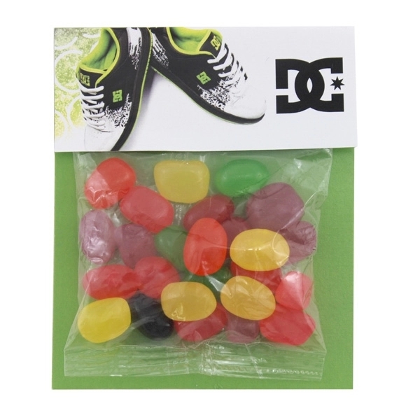 Billboard Full Color Header Candy Bag-  with Jelly Beans - Image 1