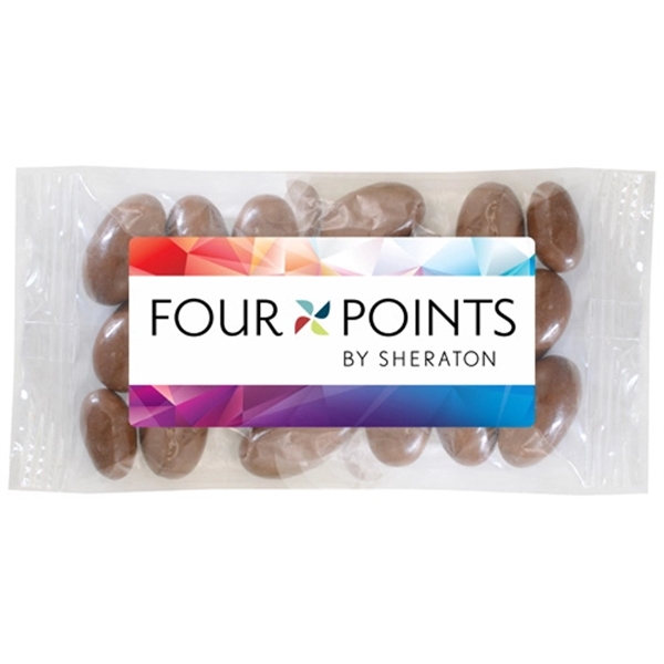 Large Bountiful Bag Full Color Label with Chocolate Almonds - Image 1