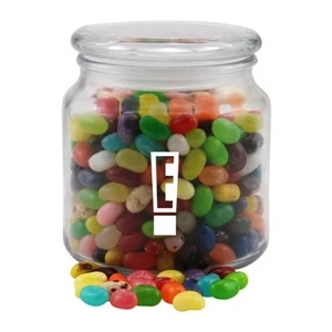 Jelly Bellies Candy in a Glass Jar with Lid