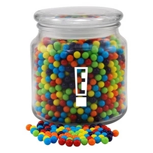 Mini Jawbreakers Candy in a Glass Jar with Lid