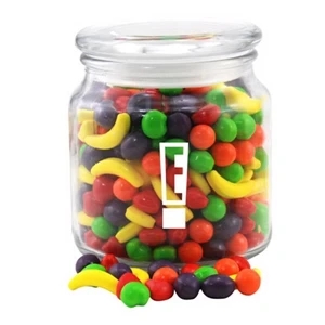 Runts Candy in a Glass Jar with Lid