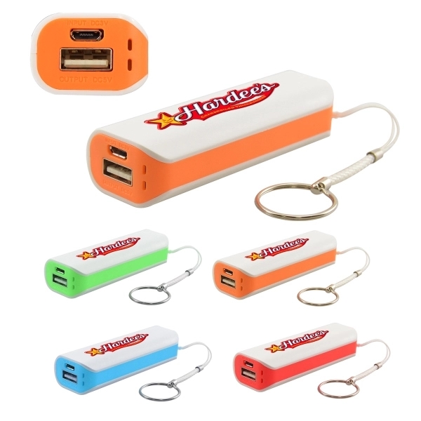 Power Bank with Key Chain - Image 1