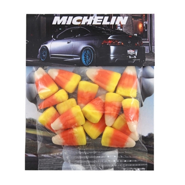Billboard Full Color Header Candy Bag-  with Candy Corn - Image 1