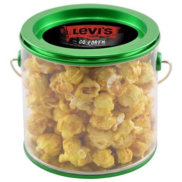Tin Pail with Caramel Popcorn - Image 2