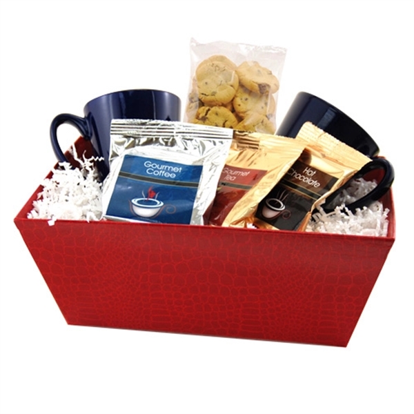 Tray w/Mugs and Chocolate Chip Cookies - Image 1