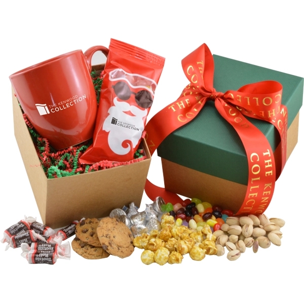 Mug and Chocolate Covered Raisins Gift Box - Image 1