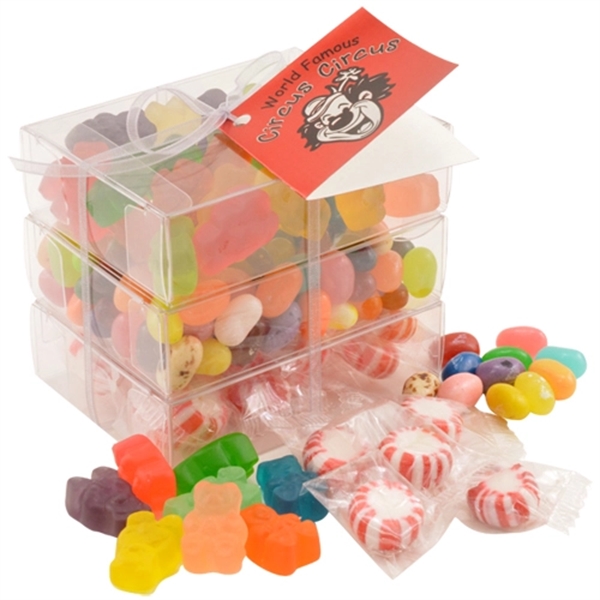 3 Way Candy Stack Acetate Tower - Image 1