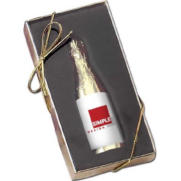 1 oz Chocolate Champagne Bottle in Gift Box - Image 1