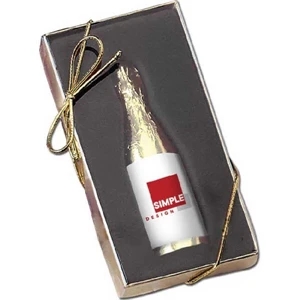 1 oz Chocolate Champagne Bottle in Gift Box