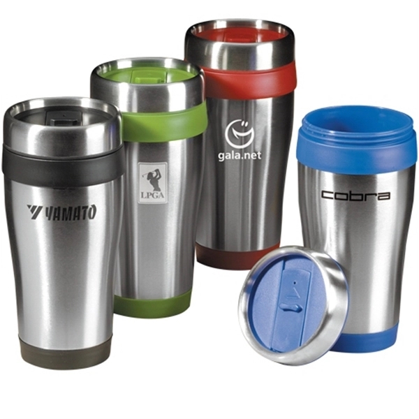 16 oz Insulated Stainless Steel Travel Tumbler - Image 2
