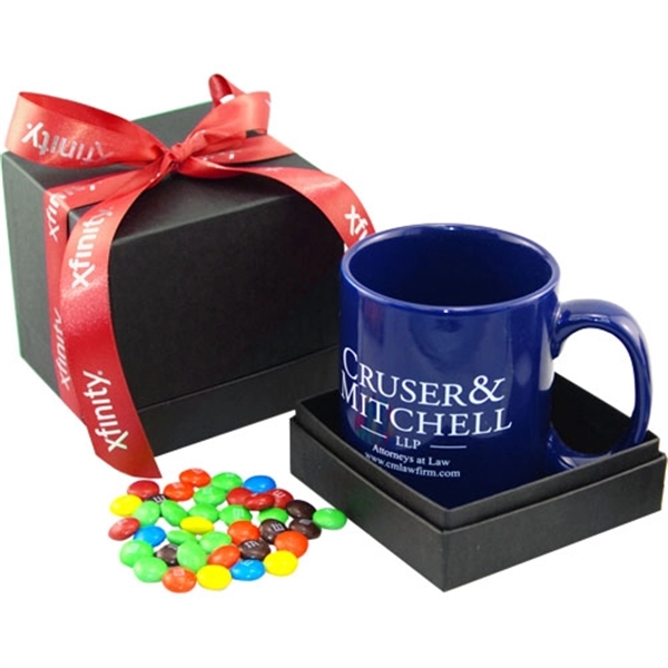 Gift Box with Mug & Coated Chocolate - Image 1