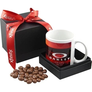 Gift Box Mug & Chocolate Covered Peanuts