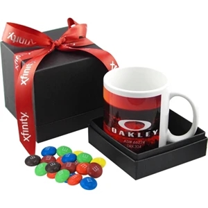 Gift Box Mug & Chocolate Coated Candy