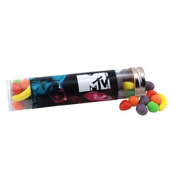 Runts Candy in a 6 " Plastic Tube with Metal Cap - Image 1