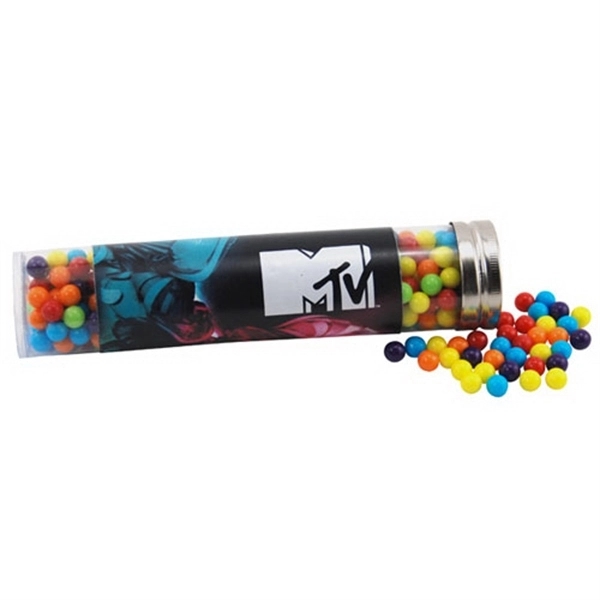 Mini Jawbreakers Candy in a 6 " Plastic Tube with Metal Cap - Image 1
