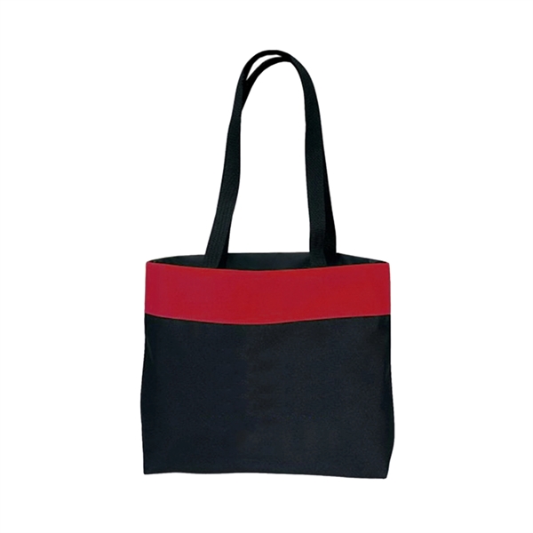 600D Poly Two-Tone Tote Bag - Image 5