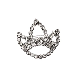 Lapel pin with tiara shape