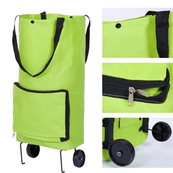 Reusable Folding Bag with Wheels - Image 3