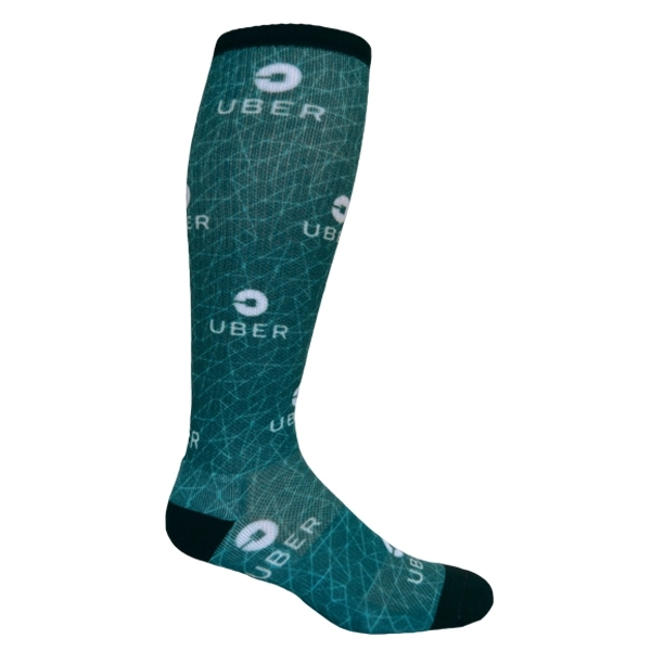 Athletic Knee-High Sock With DTG Printing