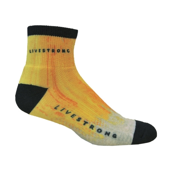 Athletic Quarter Sock With DTG Printing