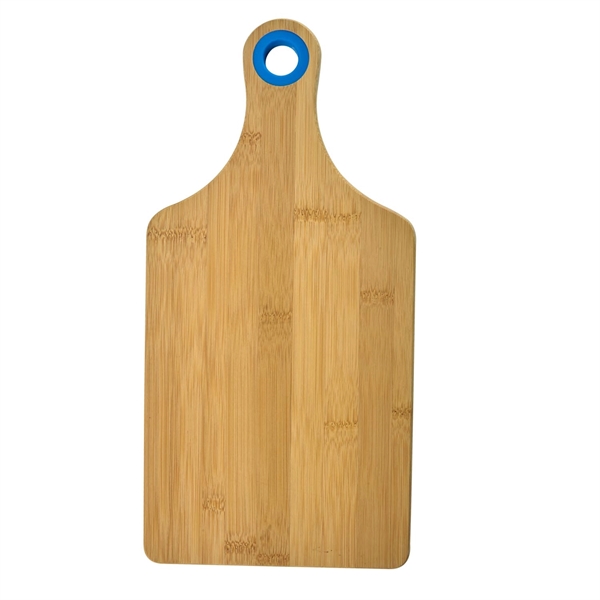 Bamboo Cheese Board w/ Silicone Ring - Image 3