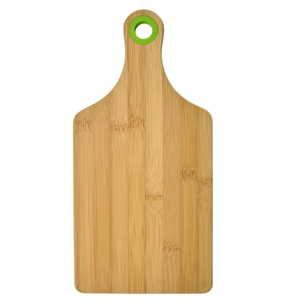 Bamboo Cheese Board w/ Silicone Ring - Image 4
