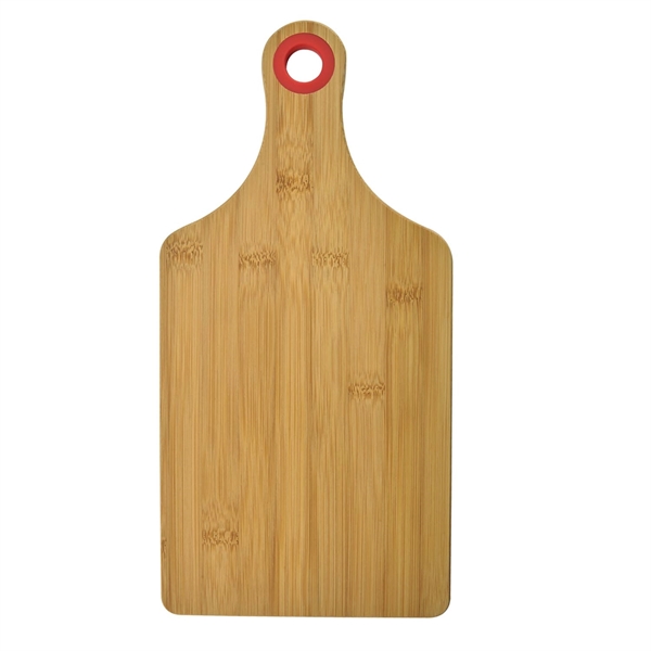 Bamboo Cheese Board w/ Silicone Ring - Image 5