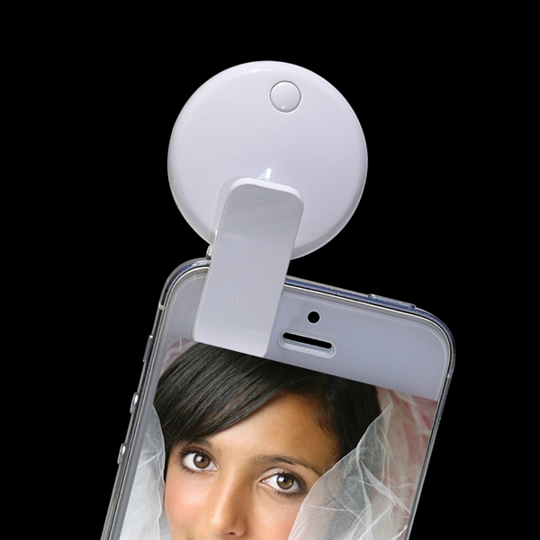 Round 9-LED Selfie Fill Light for Phone and Tablet Cameras - Image 5