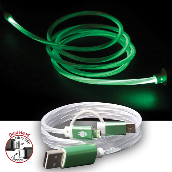 3-in-1 EL Lighted USB Charging Cable for Mobile Devices - Image 7