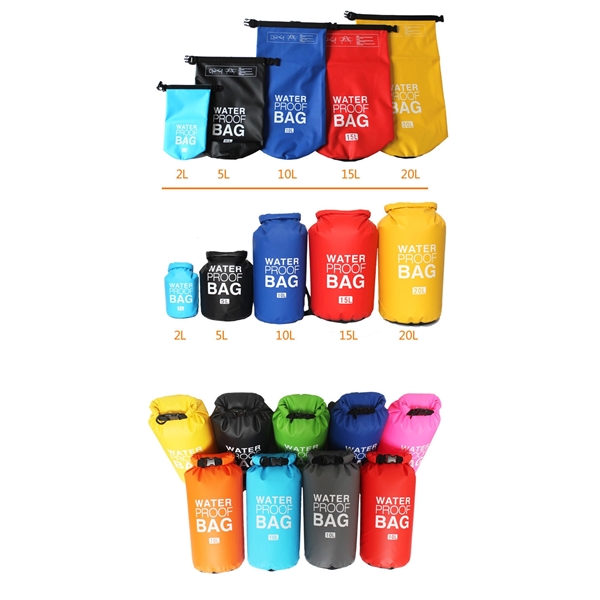30 Liter Multifunctional PVC Tarpaulin Waterproof Bag - Image 3