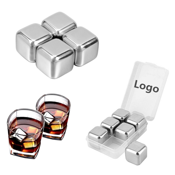 Stainless Steel Chilling Reusable Ice Cubes - Image 1