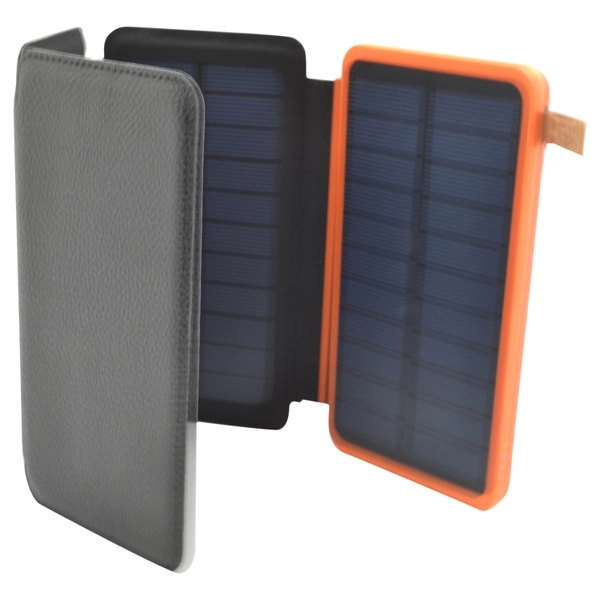8000mAh 4 Solar Panel Power Bank with Torch - Image 5