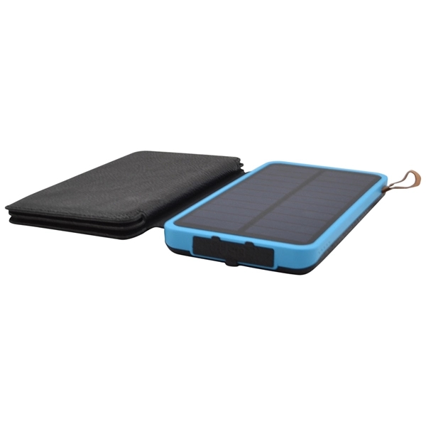 8000mAh 4 Solar Panel Power Bank with Torch - Image 8
