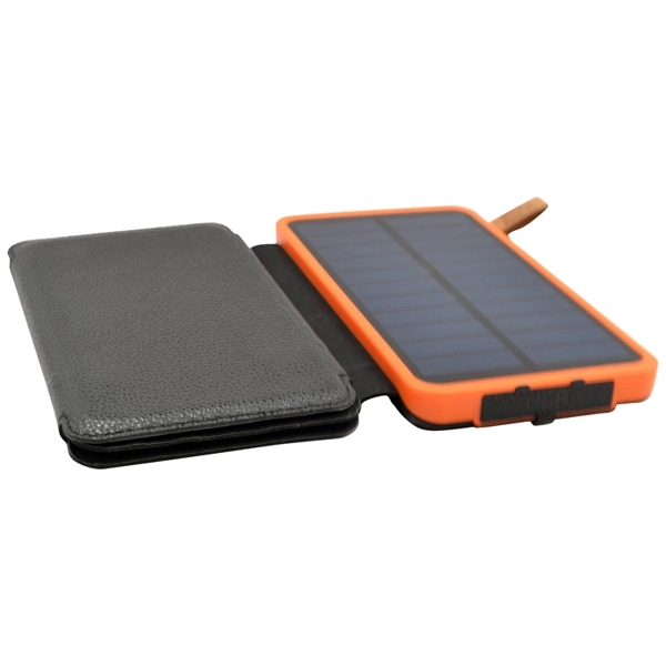 8000mAh 4 Solar Panel Power Bank with Torch - Image 9
