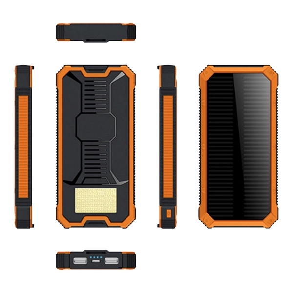 8000mAh Solar Power Bank with Torch - Image 1