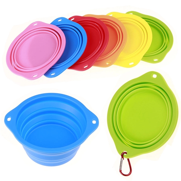 Big Size Collapsible Silicone Pet Bowl - 29 Oz. - Image 1