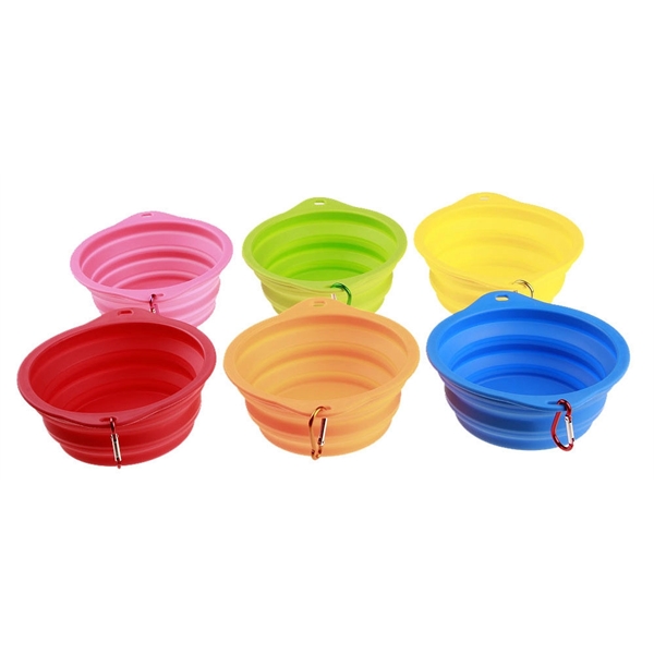 Big Size Collapsible Silicone Pet Bowl - 29 Oz. - Image 2