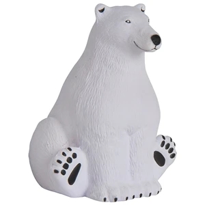 Squeezies® Sitting Polar Bear Stress Reliever