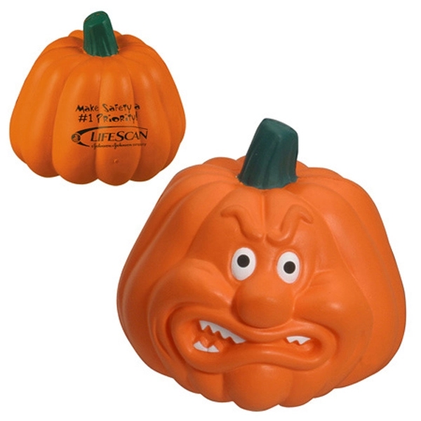 Pumpkin Stress Reliever Angry - Image 1