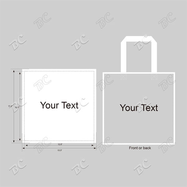 13 x 13 Small Quantity Custom Laminated Bag - Image 7