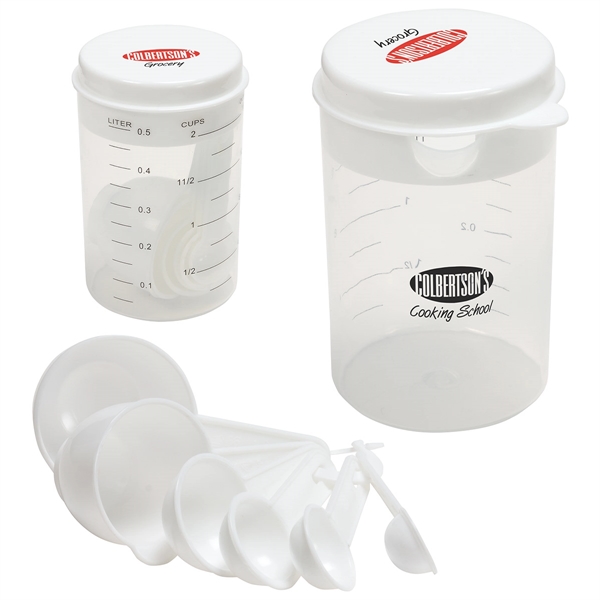 Recipe-Ready Measuring Cup Set & Strainer - Image 1